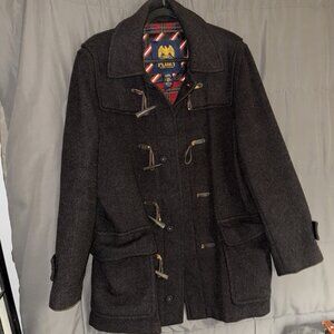 Plory Pride & Glory Wool-Blend Coat  Size 180/100A Charcoal Gray Toggle Front